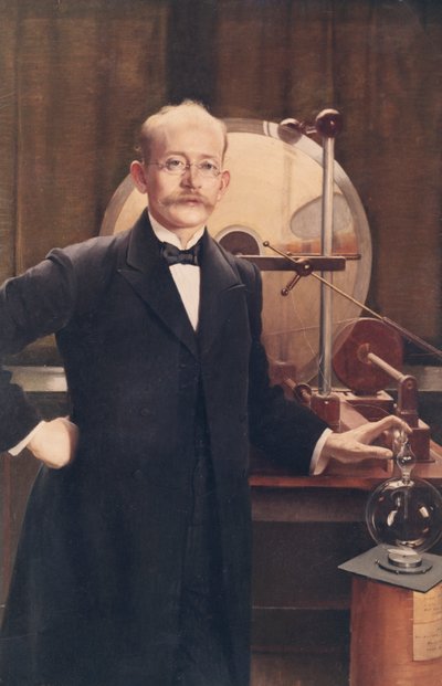 Porträt von Kristian Birkeland, norwegischer Wissenschaftler und Industrieller von Asta Nørregaard